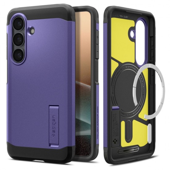 Spigen Tough Armor Mag MagSafe Case for Samsung Galaxy S26 - Purple