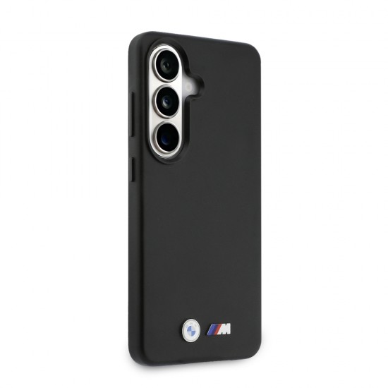 BMW M Metal Logo MagSafe Case for Samsung Galaxy S26 - Black