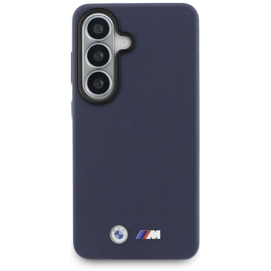 BMW M Metal Logo MagSafe Case for Samsung Galaxy S26 - Navy Blue