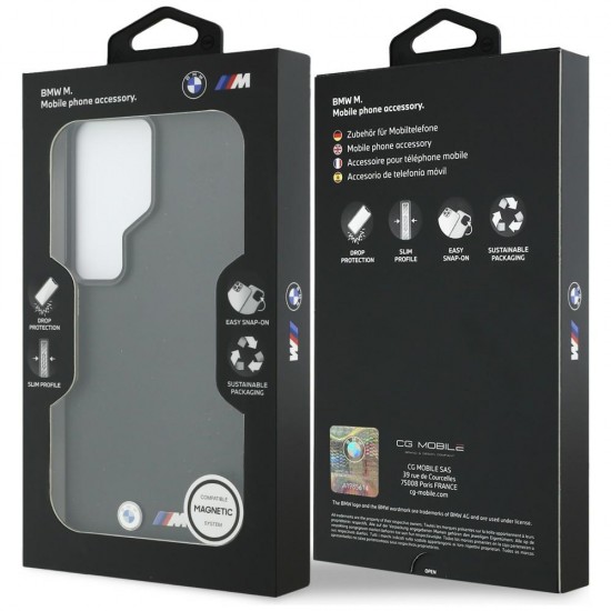 BMW M Metal Logo MagSafe Case for Samsung Galaxy S26 Ultra - Black