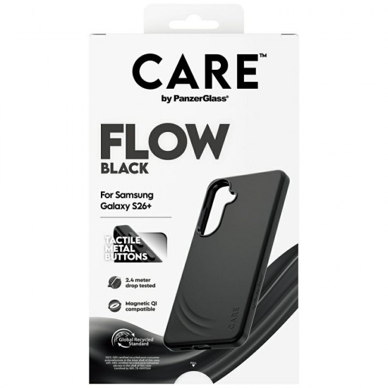 CARE by PanzerGlass Flow Black Qi Case for Samsung Galaxy S26+ - Black