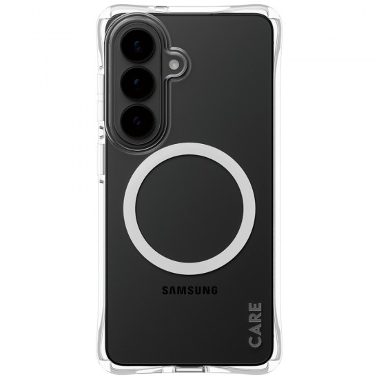 CARE by PanzerGlass Samba Transparent Qi Case for Samsung Galaxy S26 - Transparent