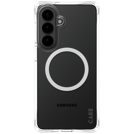 CARE by PanzerGlass Samba Transparent Qi Case for Samsung Galaxy S26+ - Transparent