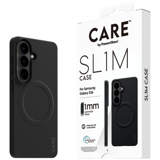 CARE by PanzerGlass SL1M Case for Samsung Galaxy S26 - Black
