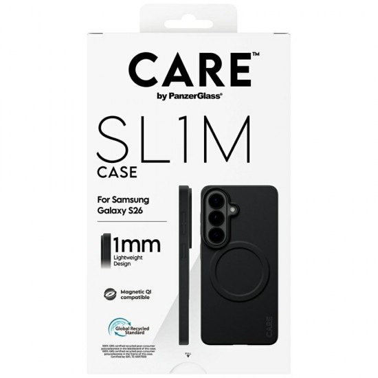 CARE by PanzerGlass SL1M Case for Samsung Galaxy S26 - Black