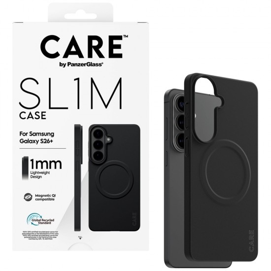 CARE by PanzerGlass SL1M Case for Samsung Galaxy S26+ - Black