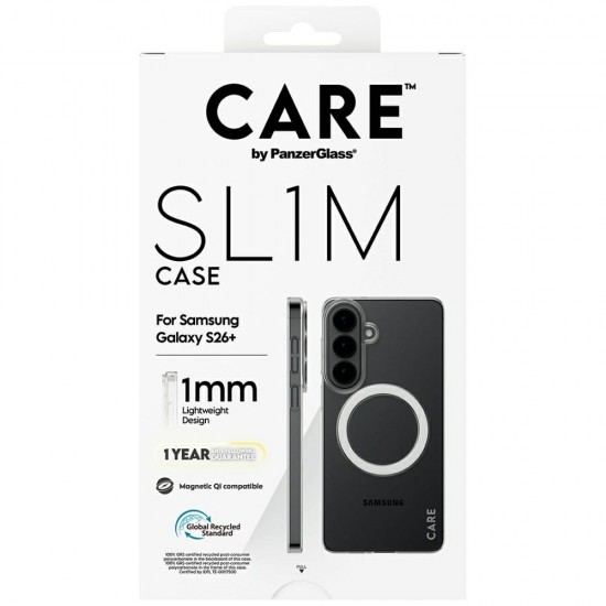 CARE by PanzerGlass SL1M Case for Samsung Galaxy S26+ - Transparent