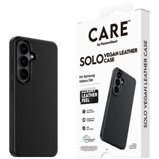 CARE by PanzerGlass Solo Case for Samsung Galaxy S26 - Black