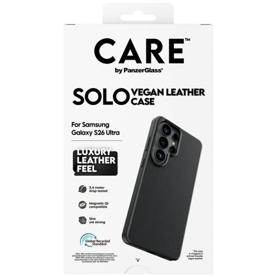 CARE by PanzerGlass Solo Qi Case for Samsung Galaxy S26 Ultra - Black
