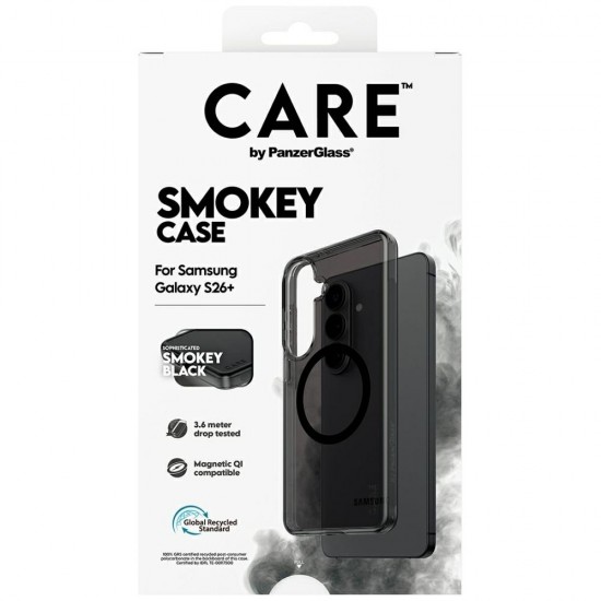CARE by PanzerGlass Urban Explorer Smokey Case w. Black Qi for Samsung Galaxy S26+ - Black