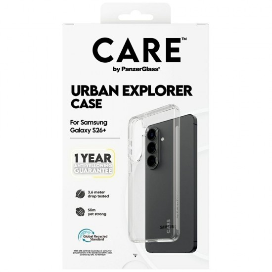CARE by PanzerGlass Urban Explorer Transparent Case for Samsung Galaxy S26+ - transparent