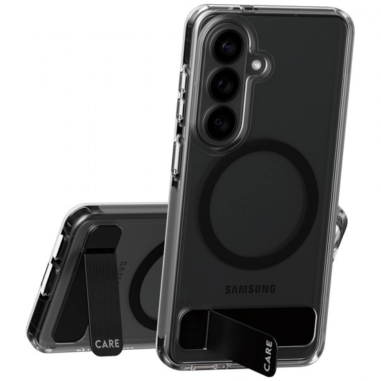 CARE by PanzerGlass Urban Explorer Transparent Case w. Black Qi for Samsung Galaxy S26 - transparent