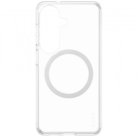 CARE by PanzerGlass Urban Explorer Transparent Case w. White Qi for Samsung Galaxy S26 - transparent