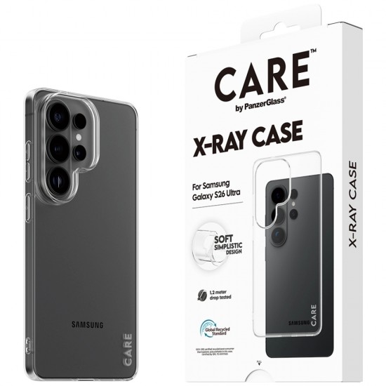 CARE by PanzerGlass X-Ray Case for Samsung Galaxy S26 Ultra - Transparent