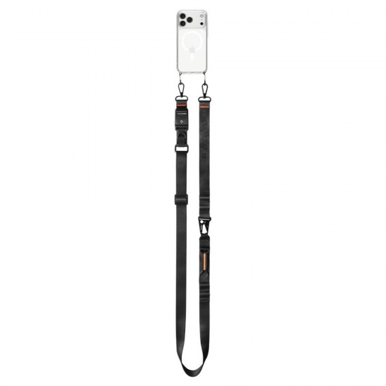 Spigen DA30M Stap Crossbody Phone Lanyard - Black