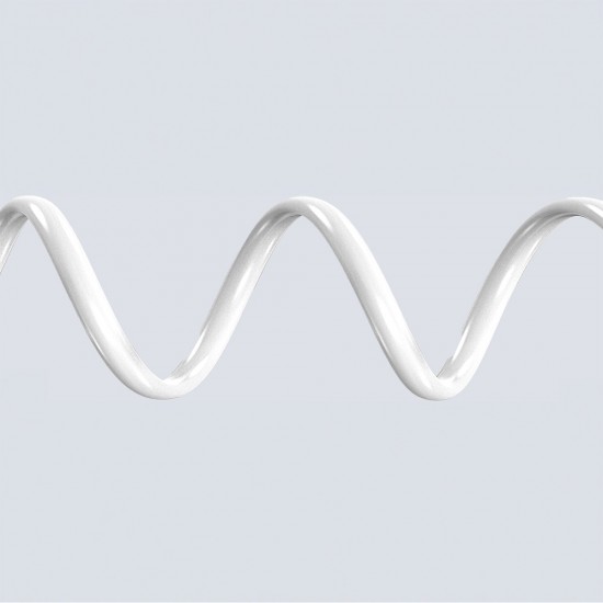 Dudao L25SL 30W USB-A - Lightning Cable with Soft Silicone Braid 1m - White