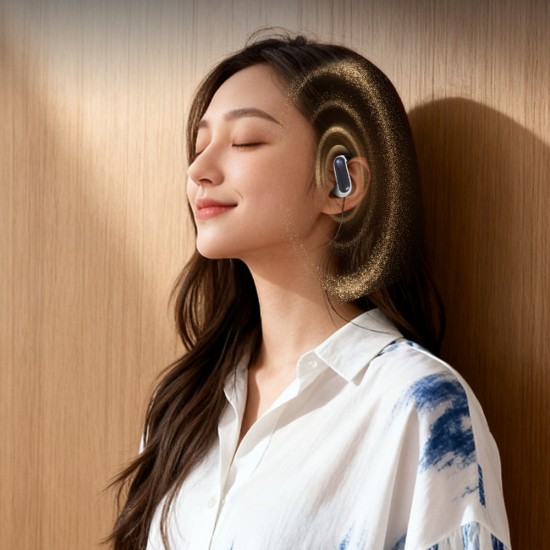 Dudao U17Z Bluetooth 5.3 OWS Headphones with Ear Hooks - Black