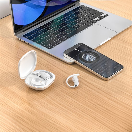 Dudao U17Z Bluetooth 5.3 OWS Headphones with Ear Hooks - White