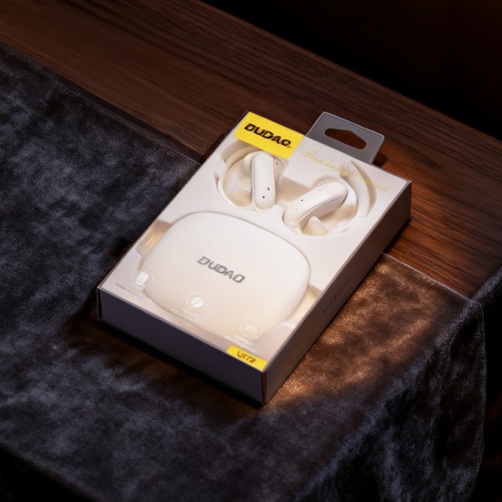 Dudao U17Z Bluetooth 5.3 OWS Headphones with Ear Hooks - White