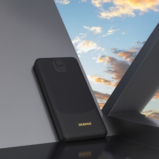 Dudao K10Pro Power Bank 2.4A 20000mAh 2 x USB-A - Black
