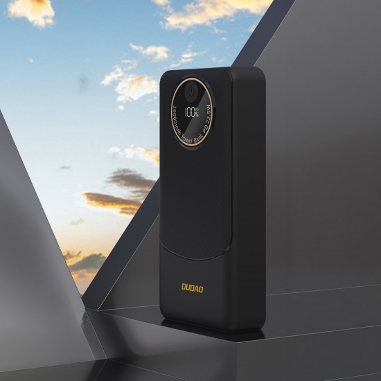 Dudao K12Pro Power Bank 22.5W PD 20000mAh USB-A, USB-C - Black