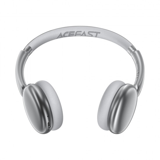 Acefast H8 Wireless On-Ear Headphones with ANC - Silver