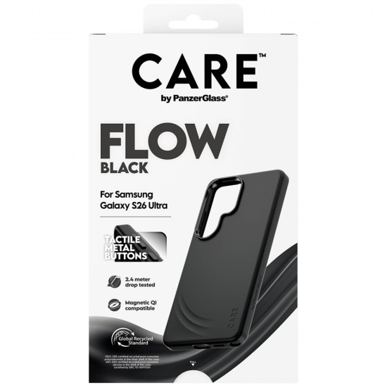 CARE by PanzerGlass Flow Black Qi case for Samsung Galaxy S26 Ultra - black