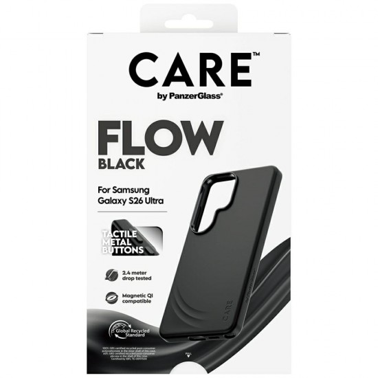 CARE by PanzerGlass Flow Black Qi case for Samsung Galaxy S26 Ultra - black