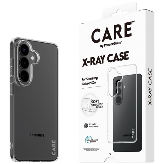 CARE by PanzerGlass X-Ray Case for Samsung Galaxy S26 - Transparent