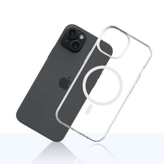3mk Armor Magcase for iPhone 15 Plus - Transparent