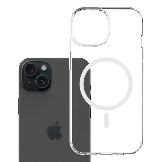 3mk Armor Magcase for iPhone 15 Plus - Transparent