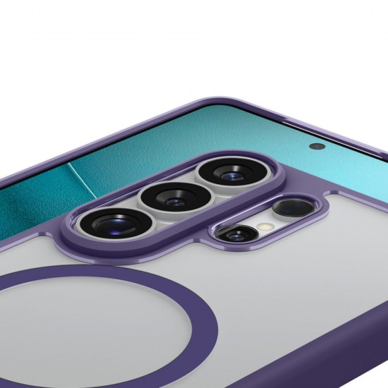 Spigen Ultra Hybrid Mag MagSafe Case for Samsung Galaxy S26 Ultra - Clear Navy Blue