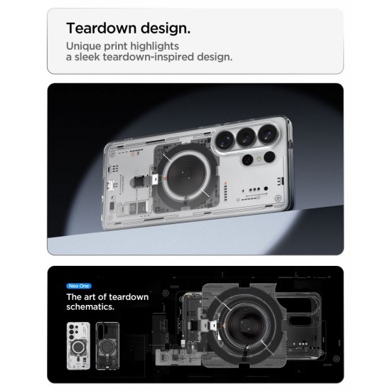 Spigen Ultra Hybrid Mag MagSafe Case for Samsung Galaxy S26 Ultra Neo One - Transparent