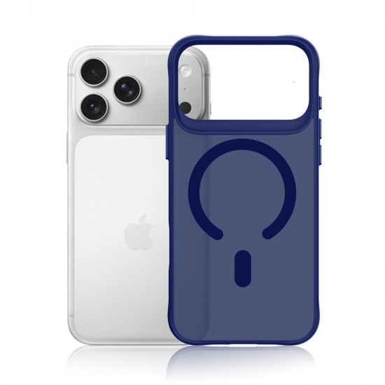 3mk Smoke MagCase for iPhone 17 Pro Max - Blue-Translucent