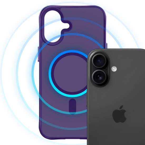 3mk Smoke MagCase for iPhone 17 - purple-translucent