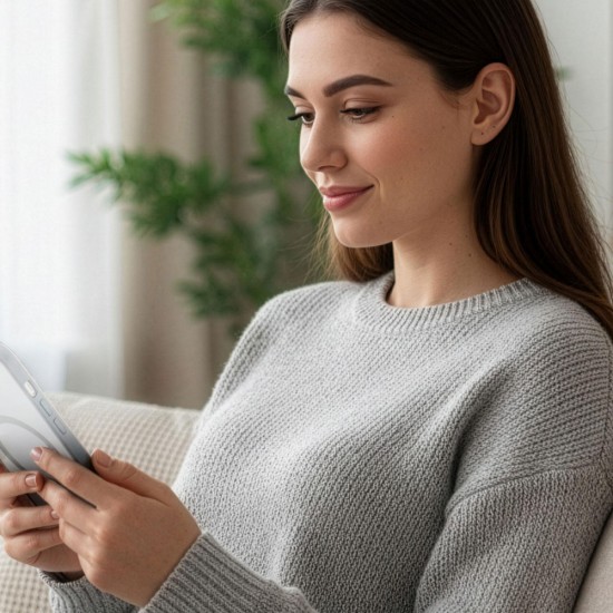 3mk Smoke MagCase for iPhone 17 - white-translucent