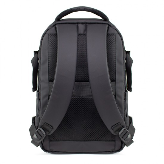 Wozinsky WPW-20L Travel Backpack with Laptop Pocket 40x20x25 cm for the Luggage Hold - Black