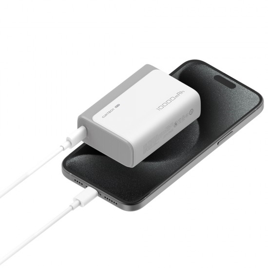 CUKTECH 30W 10000mAh Power Bank 1C1A - CP13- Gray Color