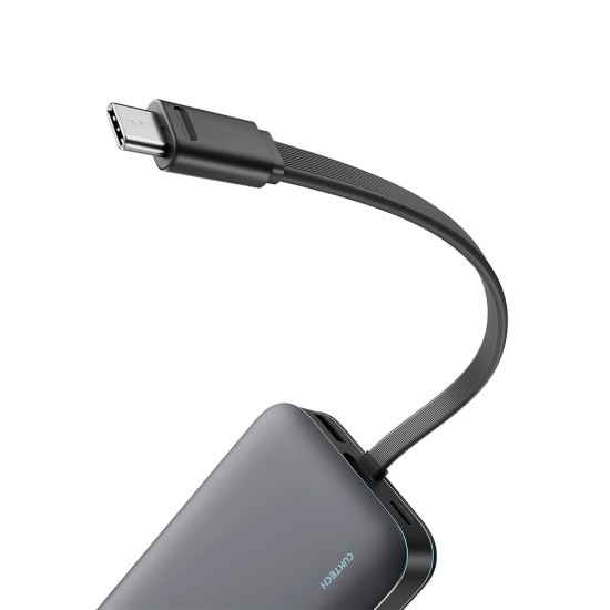 Cuktech LPB200N 40W 20000mAh Powerbank with Integrated Cable - Gray