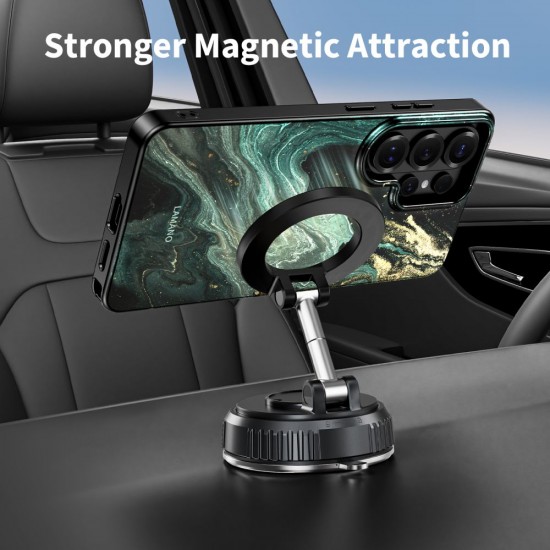 Tech-Protect Lamano MagSafe Case for Samsung Galaxy S26 Ultra - Black and Green