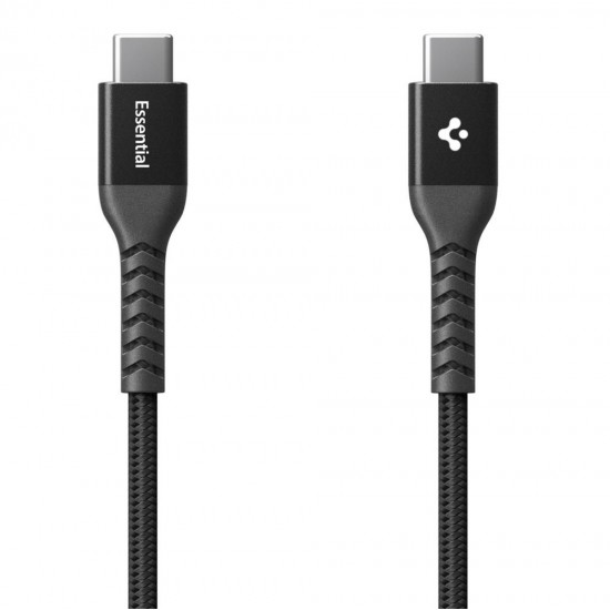 Spigen EB10010CCA Essential USB-C / USB-C 100W 100CM Cable - Black