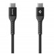 Spigen EB10010CCA Essential USB-C / USB-C 100W 100CM Cable - Black