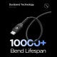 Spigen EB10010CCA Essential USB-C / USB-C 100W 100CM Cable - Black