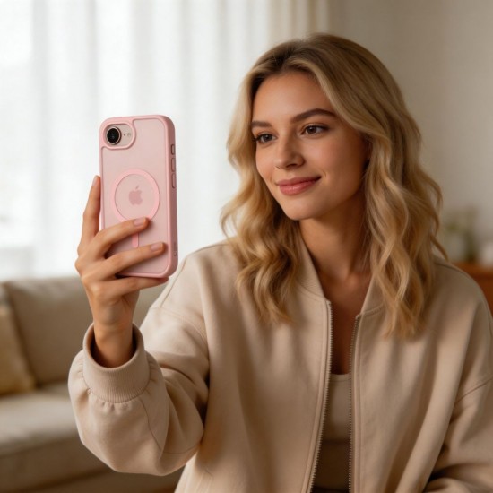 Tech-Protect BasicMag MagSafe Case for iPhone 16e / 17e - Matte Pink