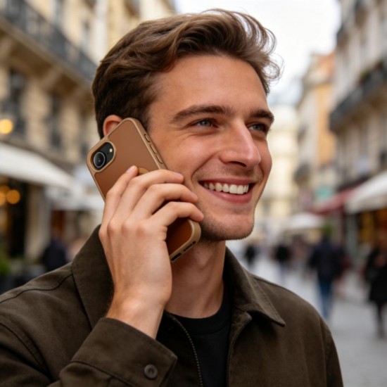 Tech-Protect BasicMag MagSafe Case for iPhone 16e / 17e - Brown