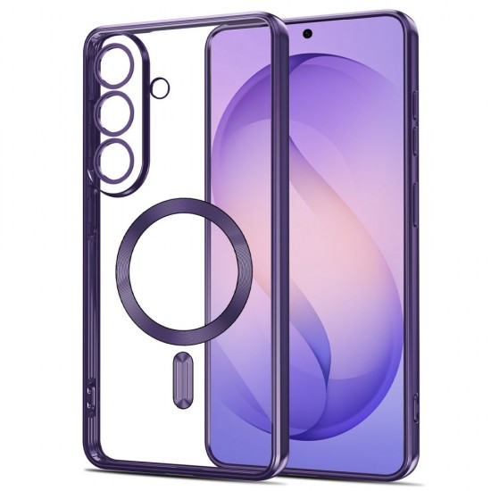 Tech-Protect MagFlex MagSafe Case for Samsung Galaxy S26 - Transparent Purple