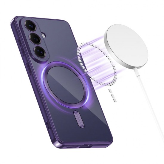 Tech-Protect MagFlex MagSafe Case for Samsung Galaxy S26 - Transparent Purple