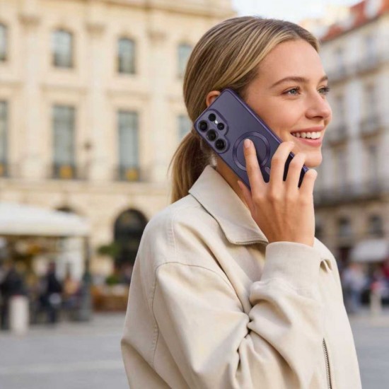 Tech-Protect MagFlex MagSafe Case for Samsung Galaxy S26 Ultra - Transparent Purple