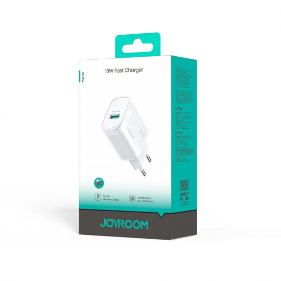 Joyroom JR-TF4 18W USB-A Wall Charger - White
