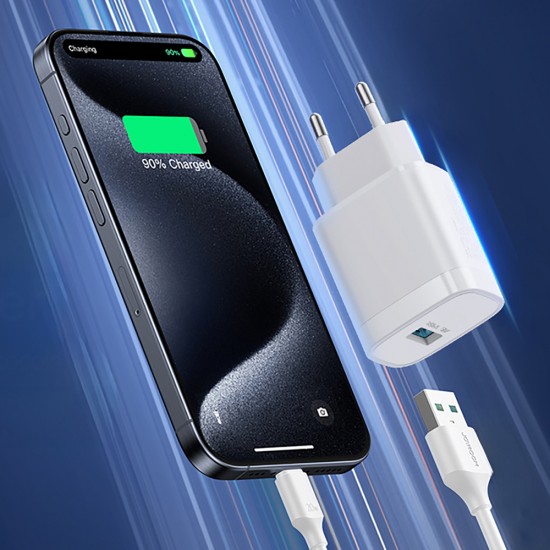 Joyroom JR-TF4 18W USB-A Wall Charger - White